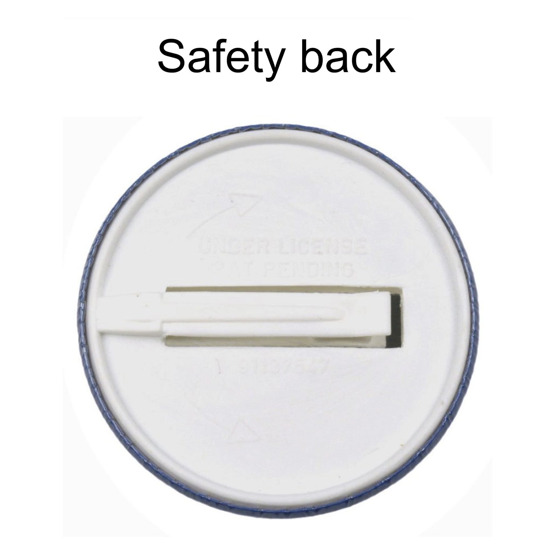 Image showing the back of the safety badge