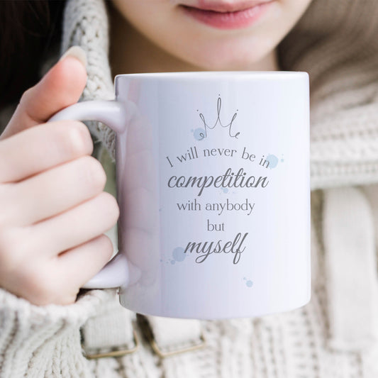Motivational mug | Self Confidence Gift | Silver, Rose Gold, Lilac, Blue, Pink | 10oz Mug
