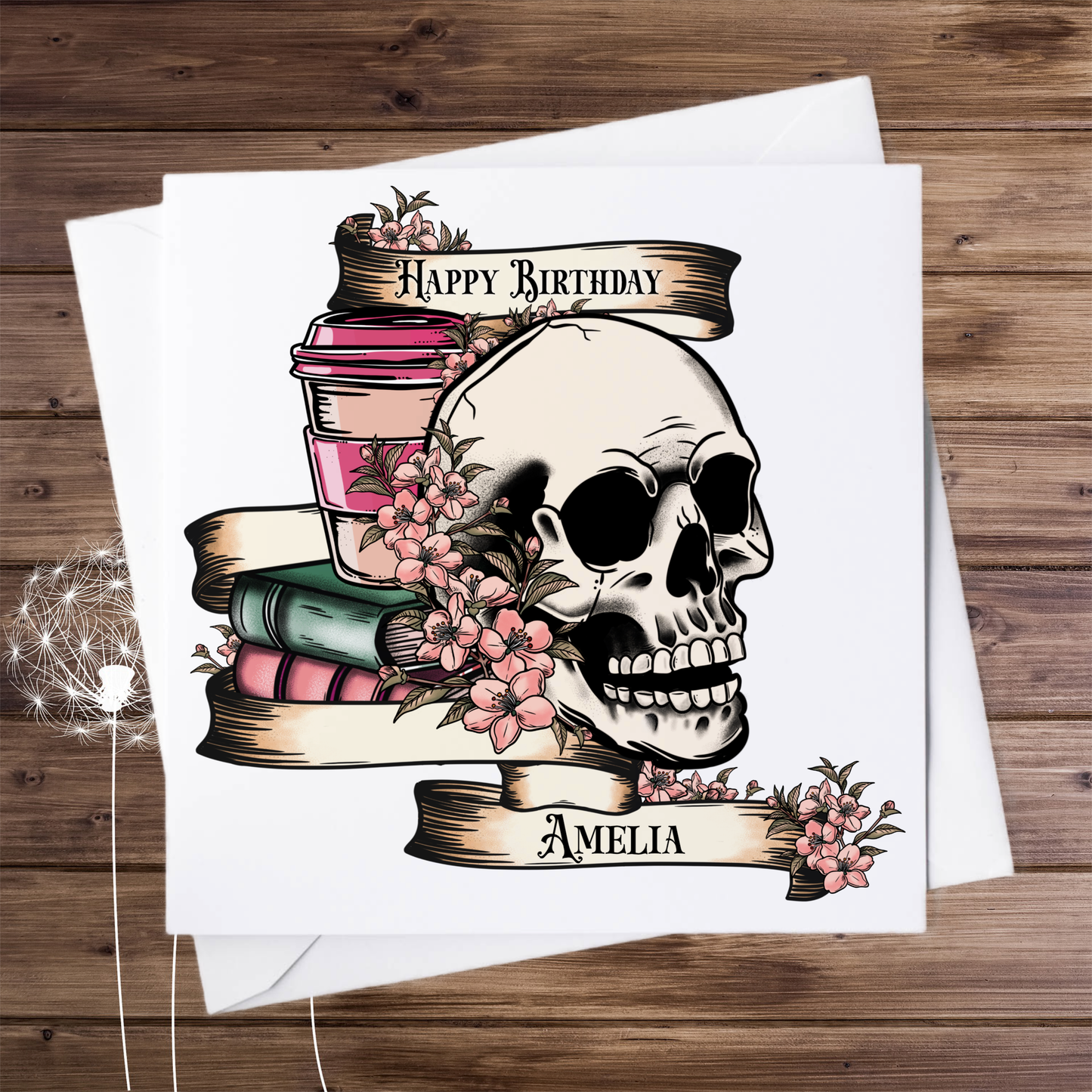 Personalised Tattoo Themed Birthday Card