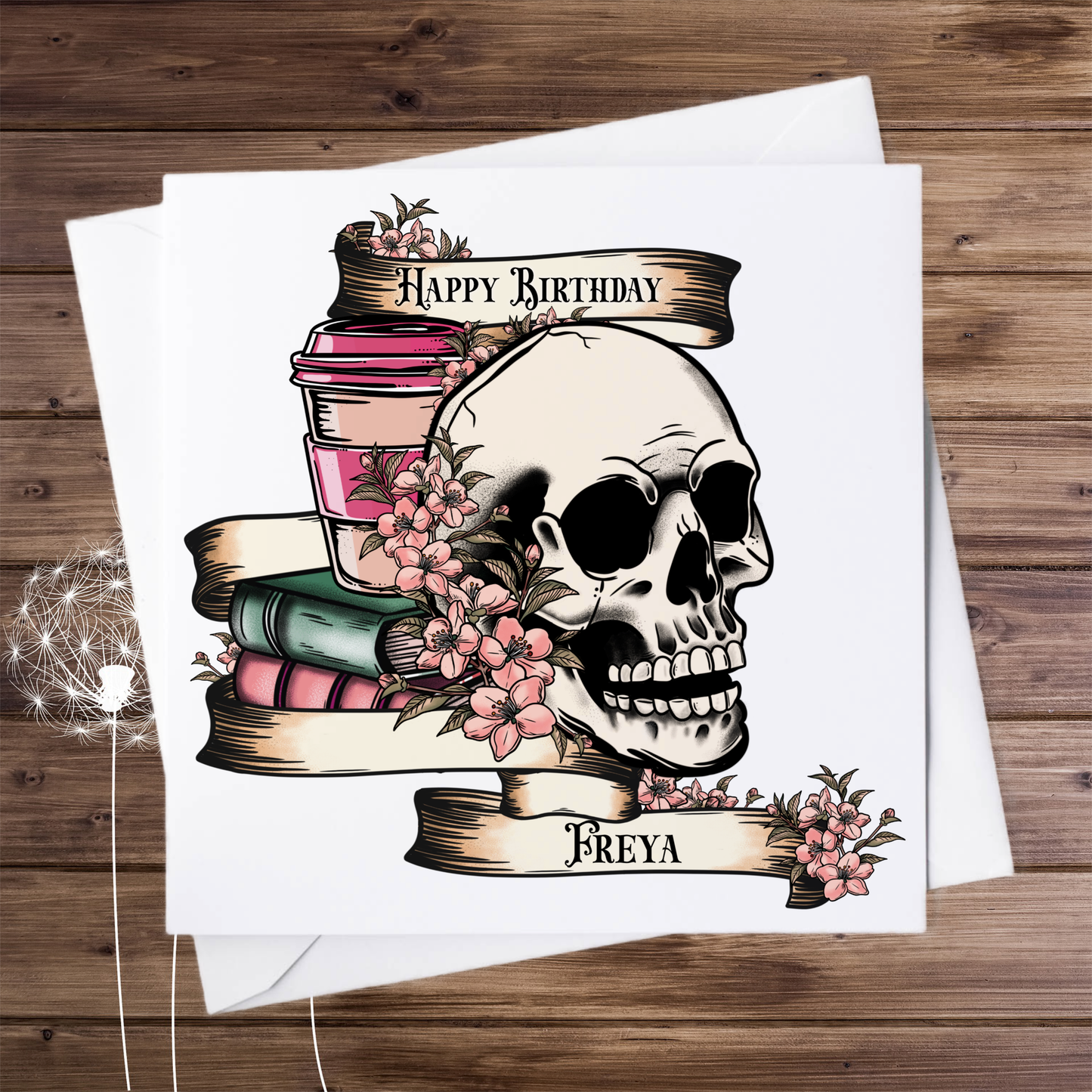 Personalised Tattoo Themed Birthday Card