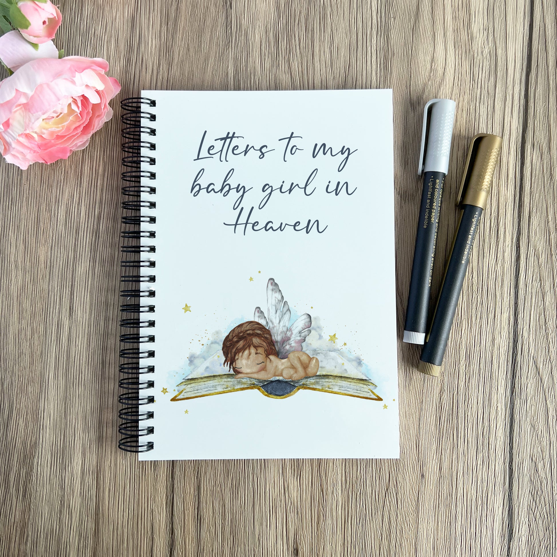 Letters to my baby girl in heaven notebook