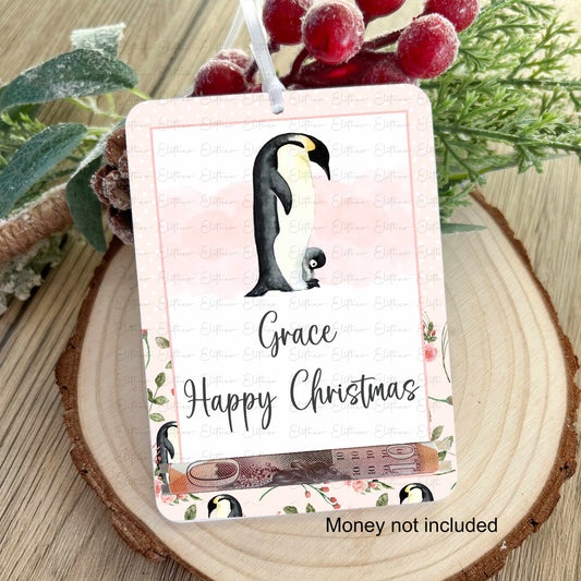 Personalised Money Holder | Penguin Design.